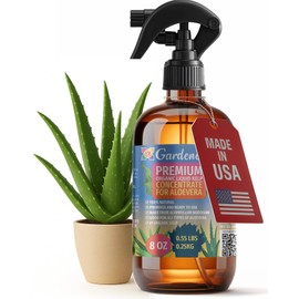 GARDENERA Professional Organic Liquid Kelp Spray for Aloe Plants - 8 oz - Ready-to-Use Fully Organic Seaweed & Kelp Fertilizer Mist