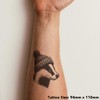 'Badger in a Bobble Hat' Temporary Tattoo - Water Resistant,