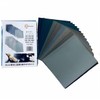 Sandpaper Mini Size, 9 Types, 2 Sheets Each, 18 Sheets