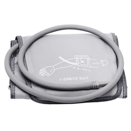 HEALLILY Blood Pressure Monitor Upper Arm Blood Pressure Cuff Velcro Cuff with Integrated Hose Replacement Sleeve Blood Pressure Monitor Accessories 22-32 cm (Grey)