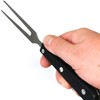 Kerafactum Meat Fork, Stainless Steel Carving Fork, Flat with Tines,