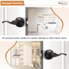 Probrico Interior Keyless Door Leverset Oil Rubbed Bronze Passage Door