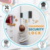 Door Reinforcement Lock for Front Door Child Proof Top of