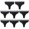 8Pcs Universal Hair Trimmer Clipper Limit Comb Guide Sets Replacement