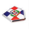 Overdecor Flag Decal Sticker Emblem Chrome Shield Flags for Car
