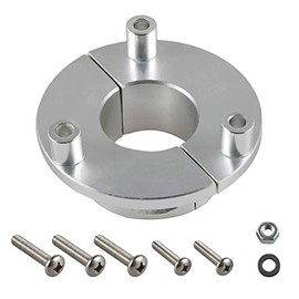 UAUS Silver 36mm CNC Adaptor For 1.5 Inch 66cc 80cc Motorized Bike Bicycle