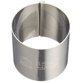 Endoshoji WSL6904 Commercial Interlocking Cercle Ring, Round, Diameter 1.8 x Height 1.8 inches (45 x 45 mm), 18-8 Stainless Steel, Made in Japan