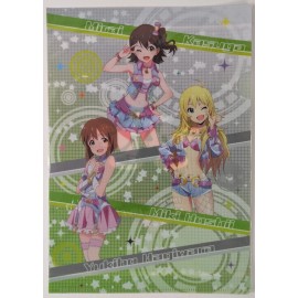 Lawson Idolmaster Million Live Mirai Miki Yukiho Anime Clear File Folder Lawson A4