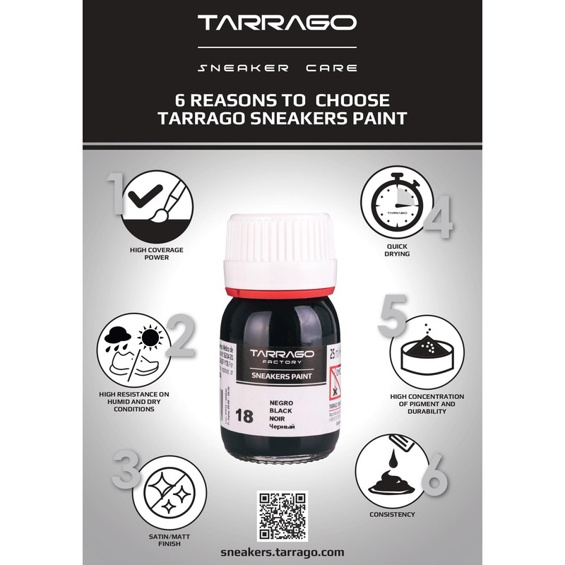Tarrago Dark Pink Shoe Paint SNK 318, 25 ml Bottle,