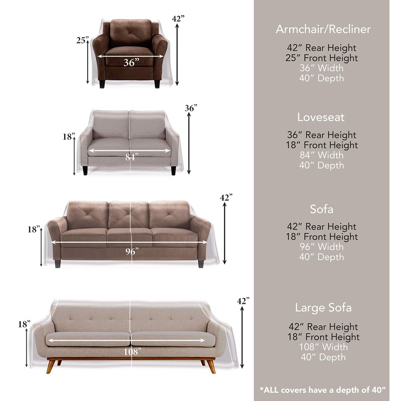 Covers For The Home Clear Vinyl Furniture Protector - Loveseat