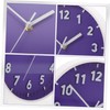 Levemolo 8 Inch Silent Wall Clock Digital Display Boho Decor