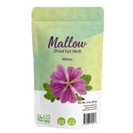Mallow Herb 2 ounces - Resealable Bag - Malva Tea , Malva Leaves , Mallow Tea , 2 ounces, Product From Mexico
