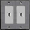 RiteAV - 2 Port HDMI - Dual Gang Decorative Wall
