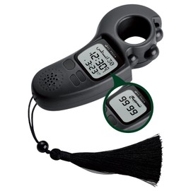 AL-FAJIA Islamic Prayer Time and Athan Sound Reminder Digital Tasbih Counter, Full Azan Clock for USA and Worldwide, Portable - Black