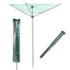 KCT 3 Arm Outdoor Rotary Washing Line - 30m Clothes