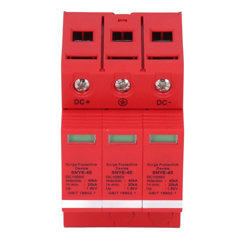 Orange Red Combiner Box Surge Protection Device Distribution Box Voltage