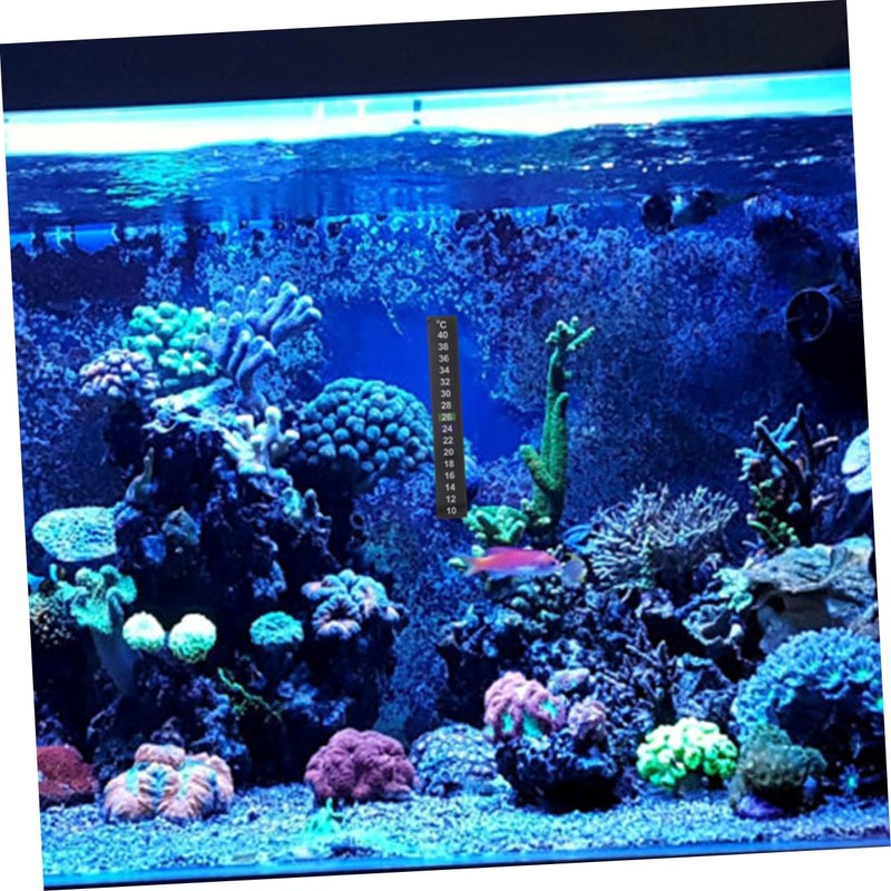 GLEAVI Aquarium Temperature Stickers 6 Pack 10℃ to 40℃ Range