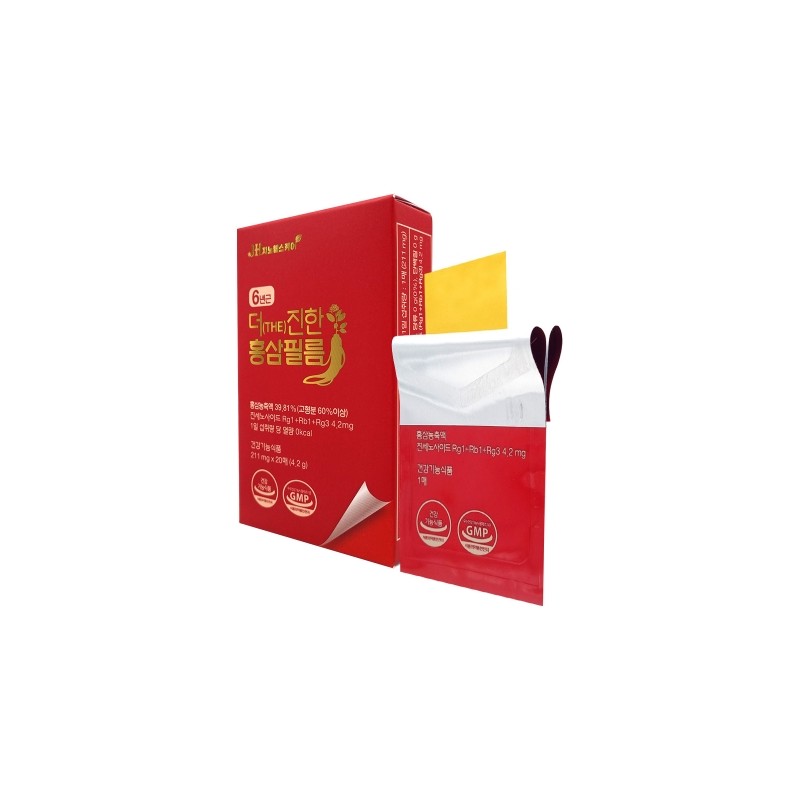 Richer Red Ginseng Film 20 Sheets / 더 진한 홍삼필름(211mg