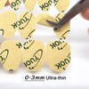 MRSCOL 300pcs (10 Sheets) Nail Stickers for Press ons,15 Sizes
