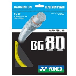 YONEX BG80 Jeu de Cordage de Badminton