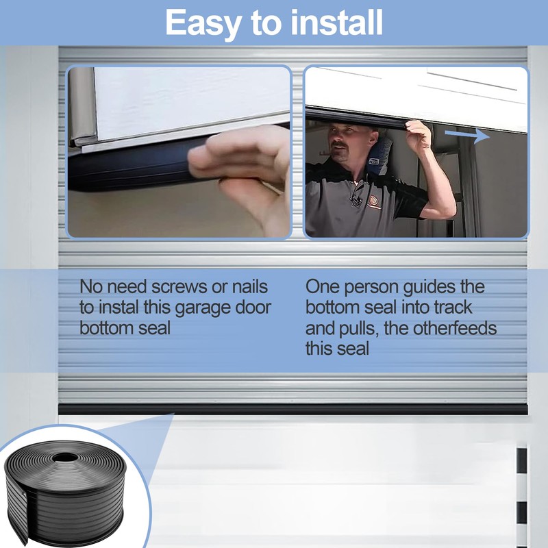 Garage Door Seal 154448 for Replacement Wayne Dalton Garage Door