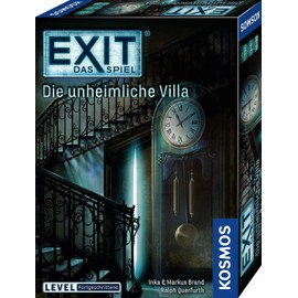 Kosmos 694036 EXIT – Das Spiel, The Scary Villa, Level: Advanced Escape Room Game, EXIT Game for 1-4 Players from 12 Years, A Unique Board Game