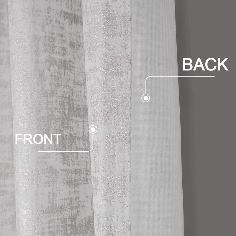always4u Soft Velvet Curtains 84 Inch Length Luxury Bedroom Curtains