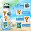 Mistree 50 Stickers Giraffe 5 cm Craft Sticker Set Children