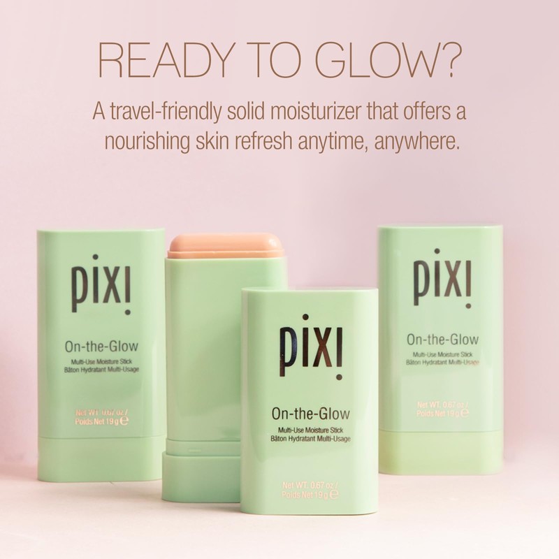 Pixi Beauty On-the-Glow | Colorless Solid Moisturizer Stick | Multi-Use