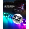 Xprite 5FT Spiral LED Whip Lights w/Rocker Switch & Remote