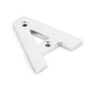 From the Anvil 83802A Letter A-Polished Chrome