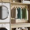 RSFMAS Wall Mounted Clothes Rack, Industrial Pipe Clothing Hanger 36
