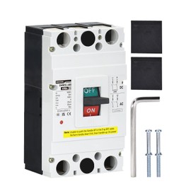 DIHOOL Heavy Duty Battery Disconnect Switch, 400 Amp DC Circuit Breaker for Boat Trolling Motor Marine,Solar System, UPS