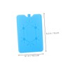 SUPVOX 5pcs Portable Reusable Ice Packs for Lunch Boxes Coolers