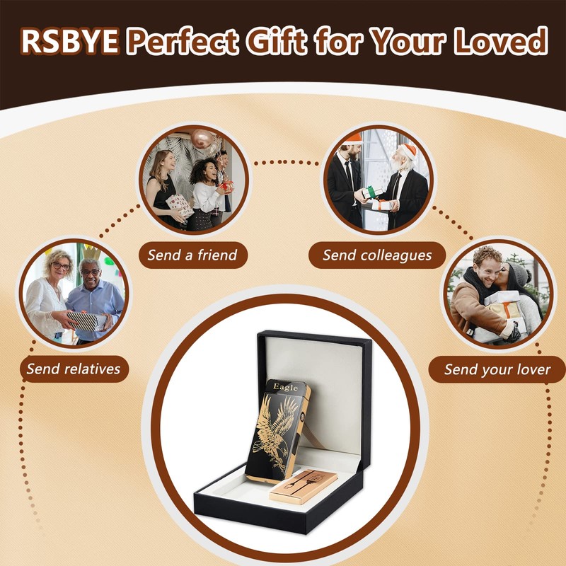 RSBYE Eagle Electric Lighter Plasma Lighters Arc Lighters USB Rechargeable