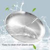 JXHAPY Reusable Brushed Metal Dinner Plates-Stainless Steel Round Plates,Dinner Plate