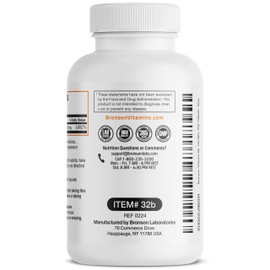 Bronson Vitamin B6 100mg Premium Vitamin B6 Supplement, 250 Tablets