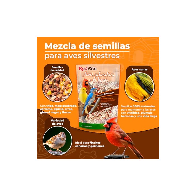MEZCLA DE SEMILLAS P/CANARIOS Y FINCHES 500 G