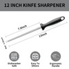 Knife Sharpener Rod, Kitchen Knives Sharpener Carbon Steel Professional Knife