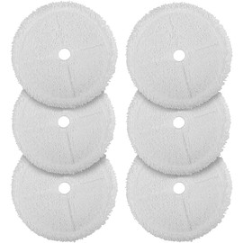 Fangool Steam Mops Pads Replacement for Bissell 3115 2859 Series SpinWave Wet and Dry Robot Vacuum Reusable Pad 6 Pack