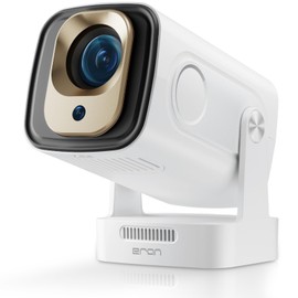 Upgraded HY260 PRO MINI Portable Projector, Native 1080P Support for 4K Resolution with Bluetooth 5.4 WIFI6 300 ANSI Android 11,180° Rotatable, Auto Keystone Correction,35"-130" Screen Video Projector