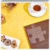 BENECREAT Acrylic Puzzle Router Template, 14x14cm Acrylic Handle Cutting Board