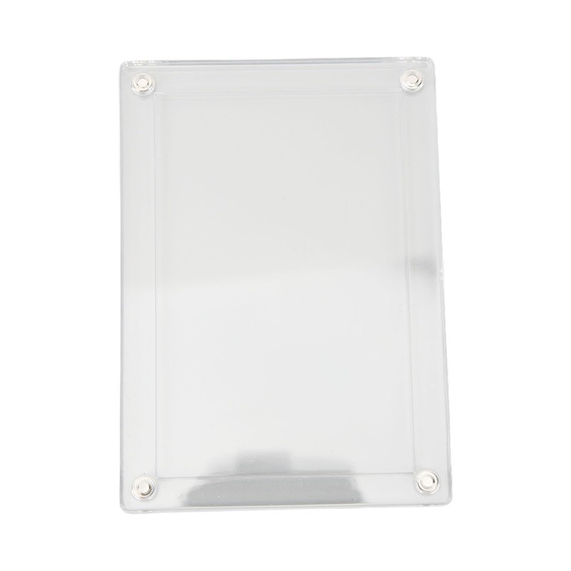Refrigerator Photo Frames, Acrylic Magnetic Double Sided Transparent Fridge Picture