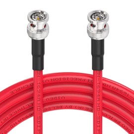 Superbat 3G/6G/12G SDI Cable 5m BNC Belden 1694A(Red) Male to Male 75ohm SDI Video Cable for HD Camera CCTV Monitor Video Equipment Supports HD-SDI/3G-SDI/6G-SDI/12G-SDI/4K/8K
