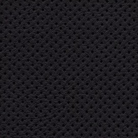 Futura Perforated Auto Interior Fake Leather Vinyl Upholstery Fabric 54 In Wide - Sample (3 Inch x 3 Inch), Char Black Perf