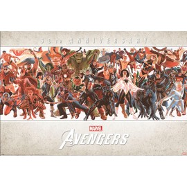 Marvel's Avengers - Comic Poster (60th Anniversary Edition by Alex Ross) (Size: 36" x 24")