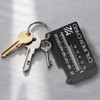 Hikiwin 2 Pcs Mini Vernier Caliper Keychain, Miniature Measuring Tool