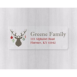 60ct - Reindeer Address Labels (#228-C)