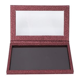 Paleta de Sombra de Ojos de Maquillaje Vacía Magnética con Tapa Transparente, Paleta de Maquillaje Magnética con Adhesivo de Espejo, Paleta Vacía, Paleta Magnética para Sombra de Ojos, Lápiz Labial, R