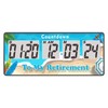 YOOREAL Digital 9999 Days Countdown Days Timer Clock,Retirement Countdown Timer,Magnet
